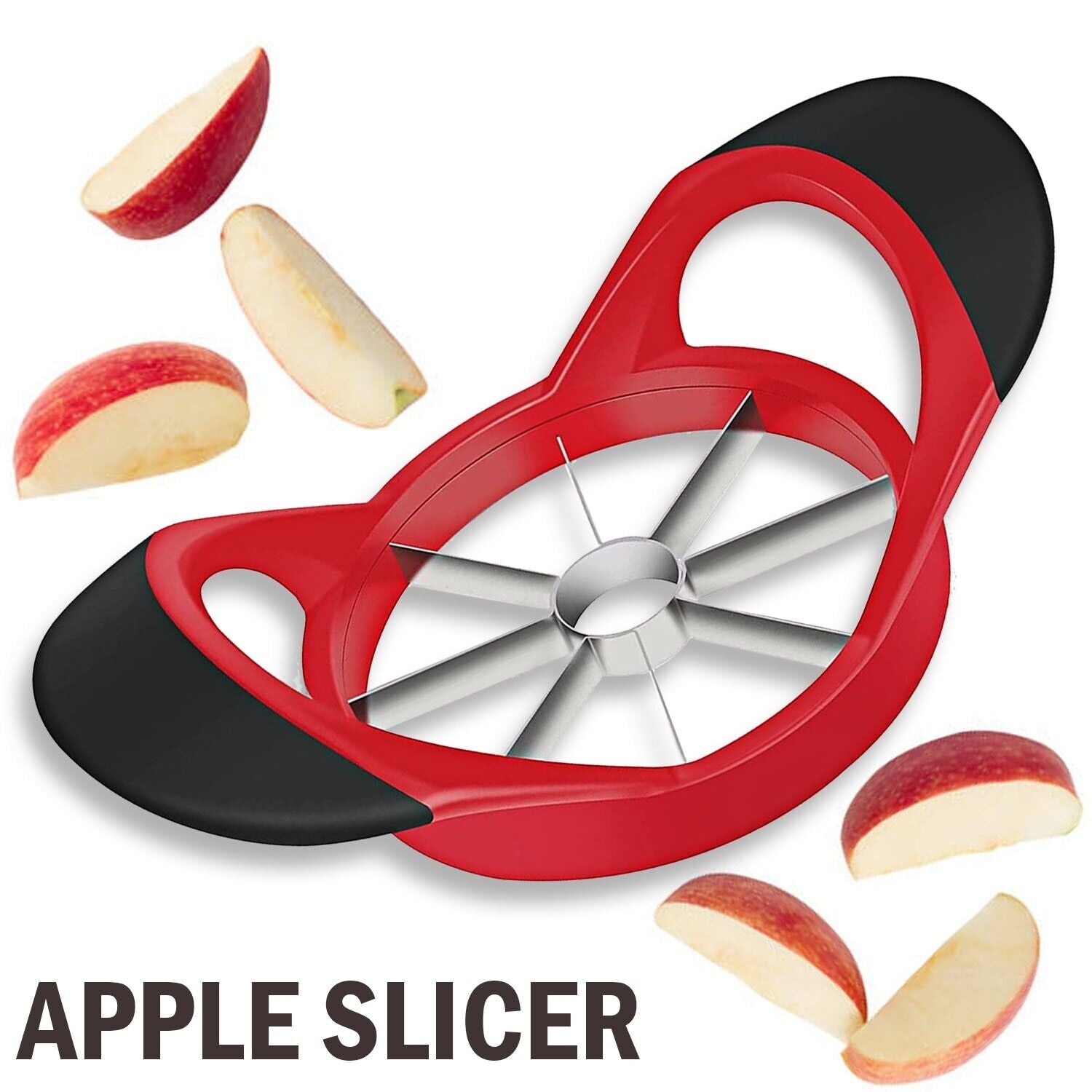 Apple Cutter, Apple Corer and Slicer - Stainless Steel Apple Corer Kitchen Tool