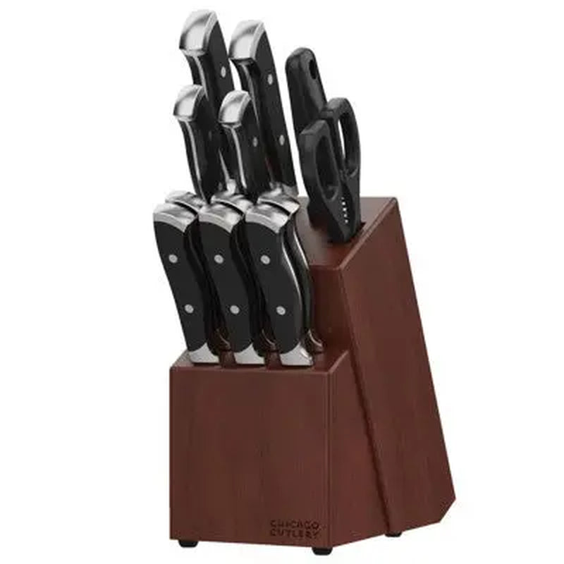 Chicago Cutlery 13Pc Block Knife Set Armitage Brown