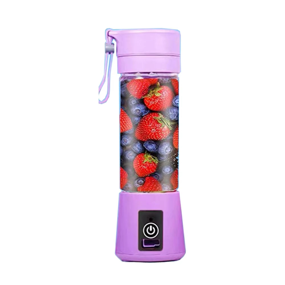 Portable Blender 2 Blade Cutter USB Mixer Electric Juicer Machine Smoothie Blender Mini Food Personal Handheld Mixer